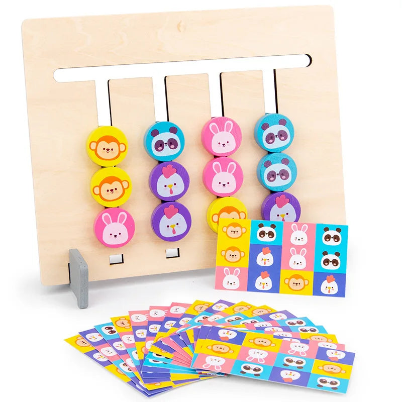 Wooden Toys Double-sided for Kids