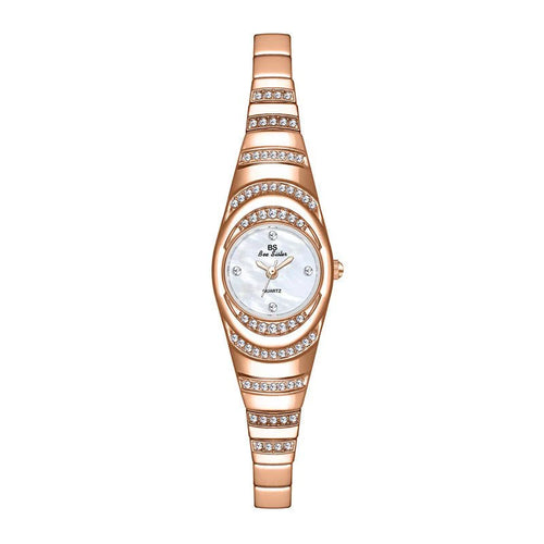 Ladies Gold Watch Diamond Wristwatch Female Fashion Bracelet Watches Women Full Diamond Watch