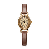 Oval Belt Quartz Movement Waterproof Compact Fashion Watch